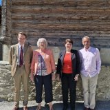 Les candidats du PS d'Ayent pour les communales 2024: Mathieu Aymon. Chantal Beaupain, Manuella Plaschy, Philippe Petigas (manque Christiane Travelletti)
